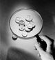 Coins Under Magnifying Glass Fine Art Print