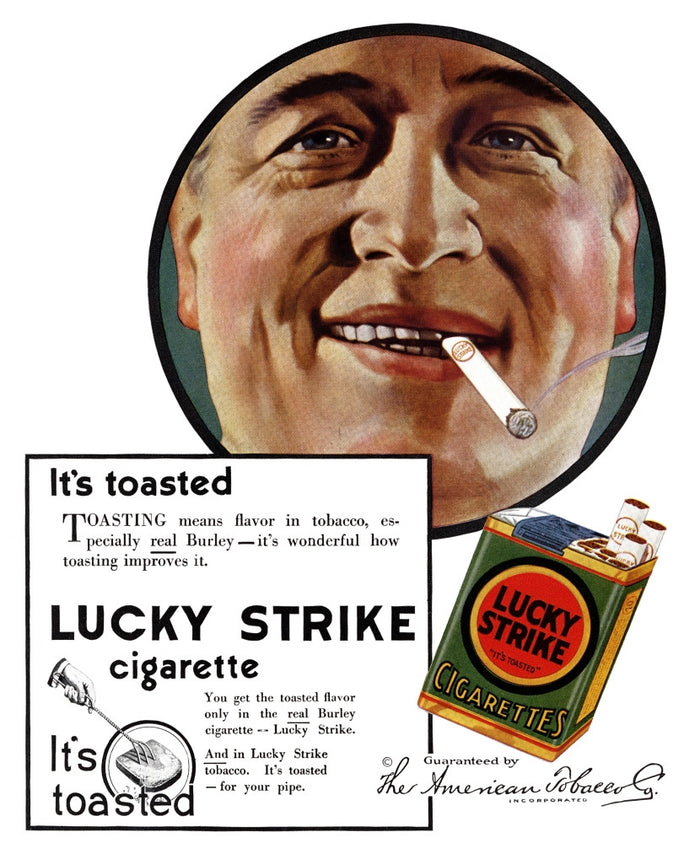 Luckys Cigarette Ad Print (1919)