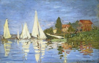The Regatta at Argenteuil Fine Art Print by Claude Monet