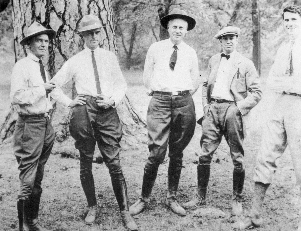 Stephen Mather and Park Service Colleagues at Yosemite - 1926 Photograph Print