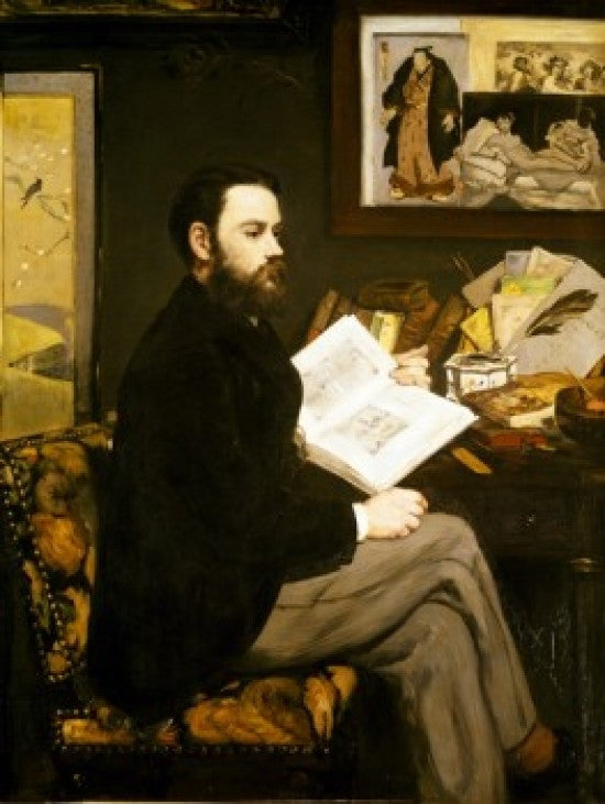 Emile Zola Fine Art Print by Edouard Manet - 1868