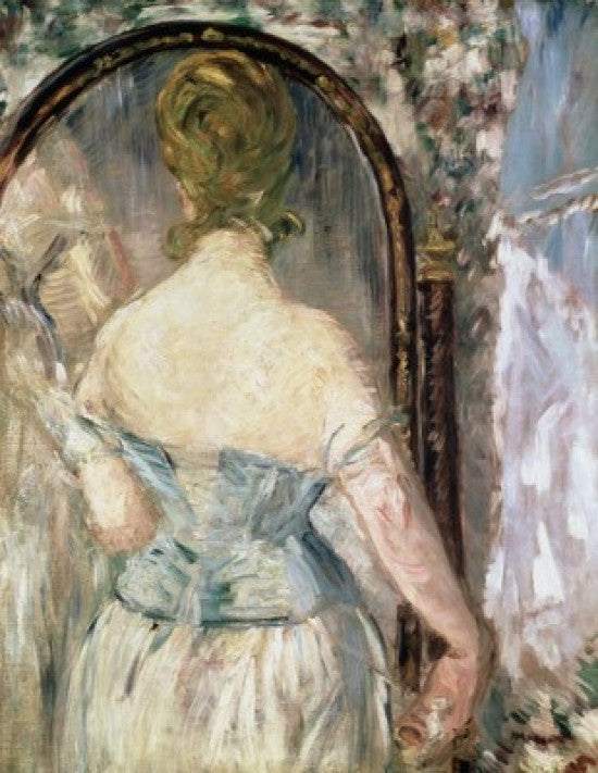 Before the Mirror Fine Art Print by Edouard Manet | Posterazzi