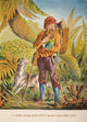 Chromolithographic Illustration from Robinson Crusoe by Daniel Defoe - Fine Art Print