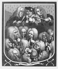 Hogarth's Consultation of Physicians Fine Art Print - 1736