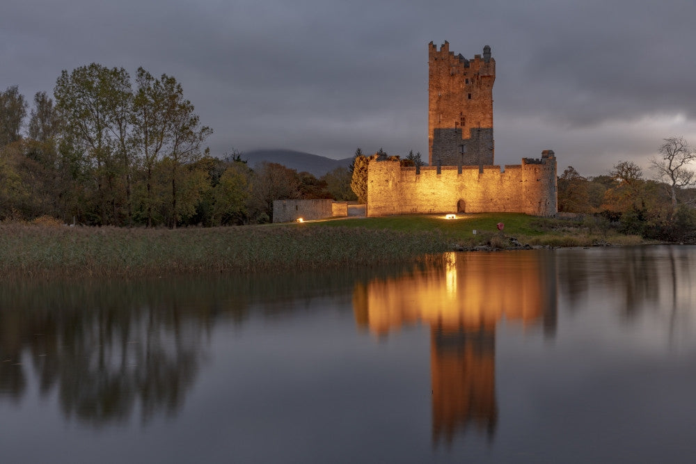 Historic Ross Castle at Dusk Fine Art Print by Chuck Haney