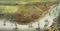 The City of New Orleans Fine Art Print by Currier & Ives (1885)
