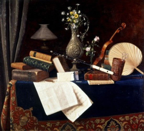 Still Life--Ease Fine Art Print by William Michael Harnett