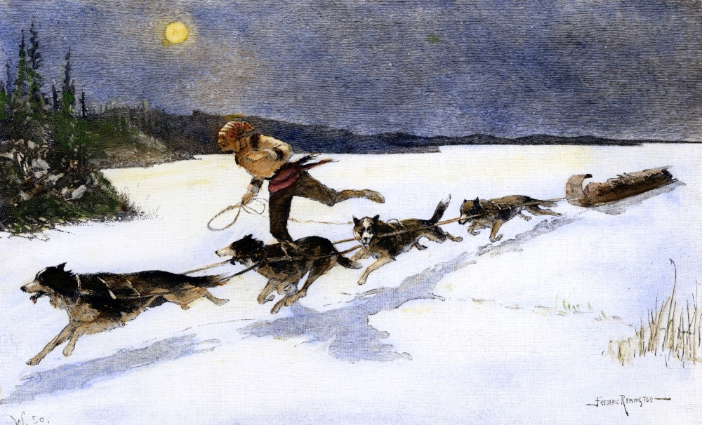 Canada: Fur Trade, 1892 Fine Art Print - Frederic Remington | Posterazzi