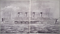Cross-Section of the Titanic Fine Art Print by Granger Collection