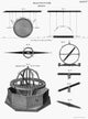 Dipping Needle Compass Steel Engraving - 19th Century Print