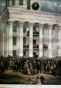 The Starting Point of the Great War Lithograph Print (1861) by James Massalon
