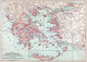 Ancient Greece Map Fine Art Print - Late 19th Century Engraving by Granger Collection
