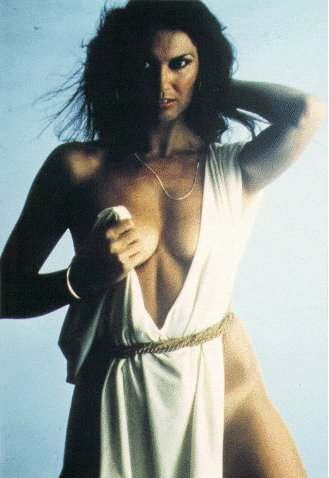 Caroline Munro White Dress Cover Photo Print