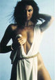 Caroline Munro White Dress Cover Photo Print