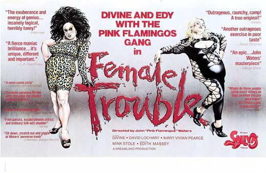 Female Trouble Movie Poster 11x17 - Perfect for Home Decor