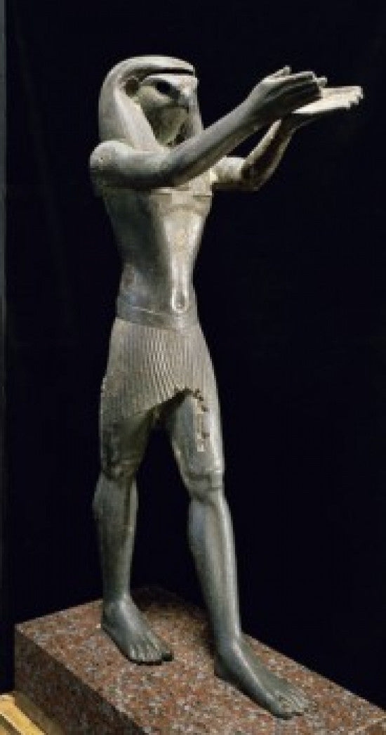Statue of Horus Fine Art Print - Egyptian Bronze Sculpture