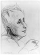 Melanie Klein Pencil Drawing Fine Art Print by Isabel McWhirter