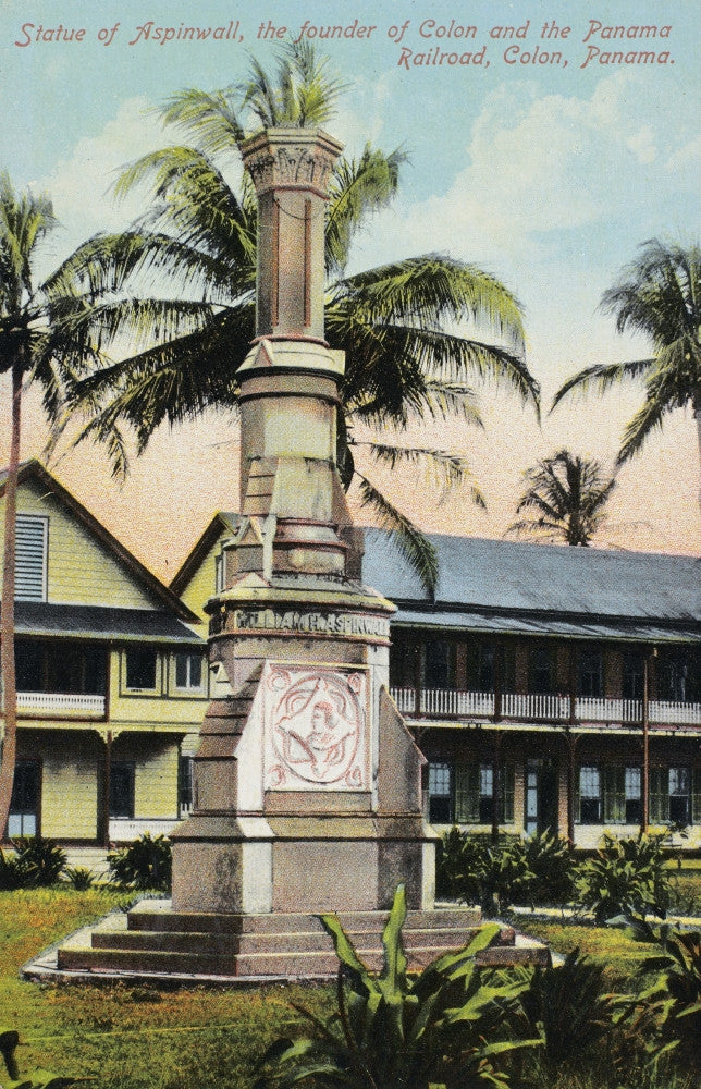 Panama Railroad Monument Fine Art Print - Tribute to William H. Aspinwall