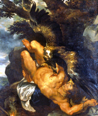 Prometheus Bound Fine Art Print by Peter Paul Rubens