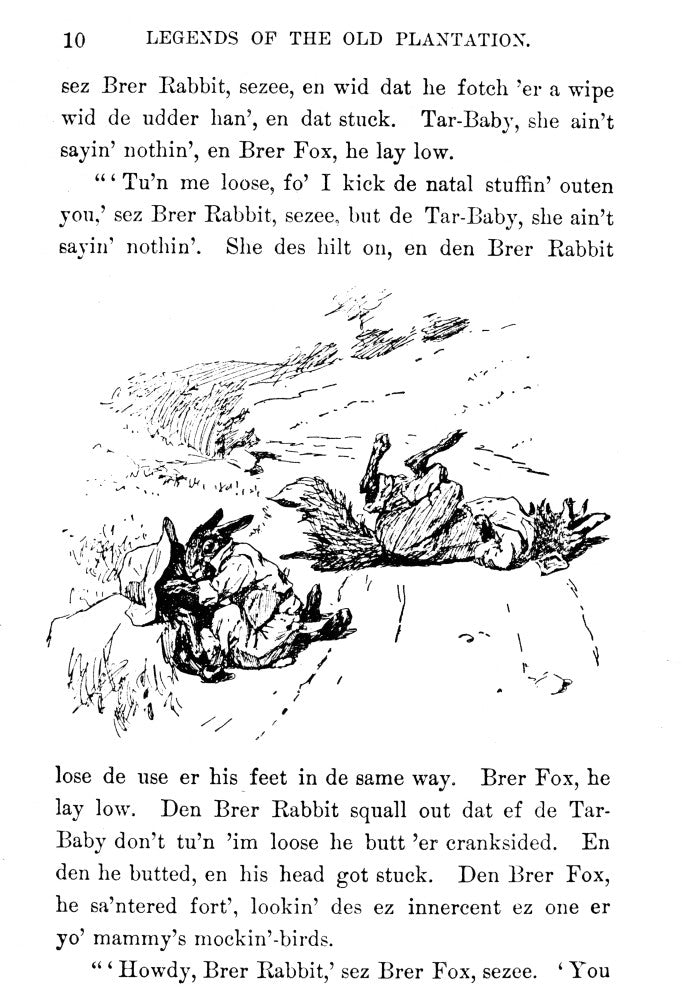 The Wonderful Tar-Baby Story Fine Art Print by Arthur Burdett Frost