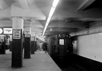Passengers Boarding a Subway Train Fine Art Print