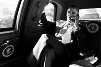 President Barack Obama Conference Call Poster Print - Aurora History