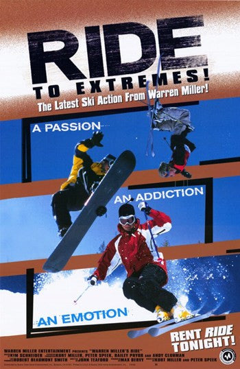 Warren Miller's Ride Movie Poster (11x17) - Perfect for Framing