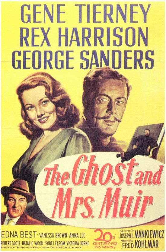The Ghost and Mrs. Muir Movie Poster (11 x 17) - Classic Film Art