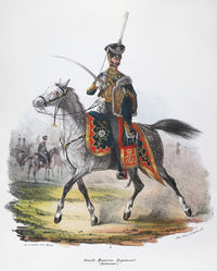 Prussian Soldier Fine Art Print - Captain of the Hussar Regiment