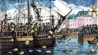 Boston Tea Party 1773 Wood Engraving Fine Art Print by Granger Collection
