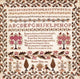Embroidered Sampler Tapestry Fine Art Print - 1834, 1838