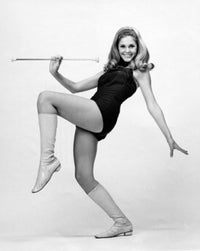 Drum Majorette Twirling Baton Fine Art Print