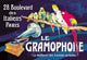 Seven Birds Listening to Music from a Gramophone Fine Art Print by Louis Charles Bombled