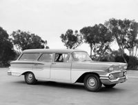 Chevrolet Yeoman Station Wagon on the Road Fine Art Print