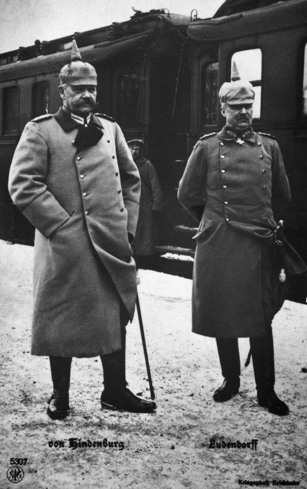 Hindenburg & Ludendorff World War I Poster Print by Granger Collection