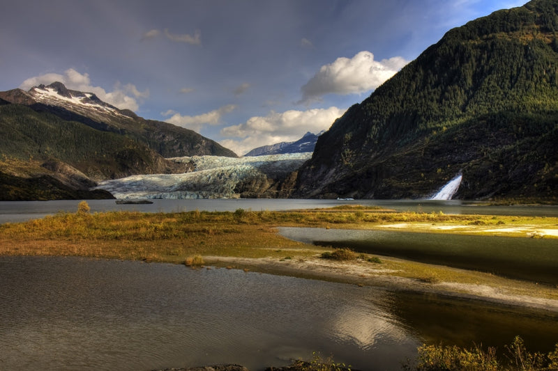 Mendenhall Glacier Autumn Fine Art Print - Scenic View