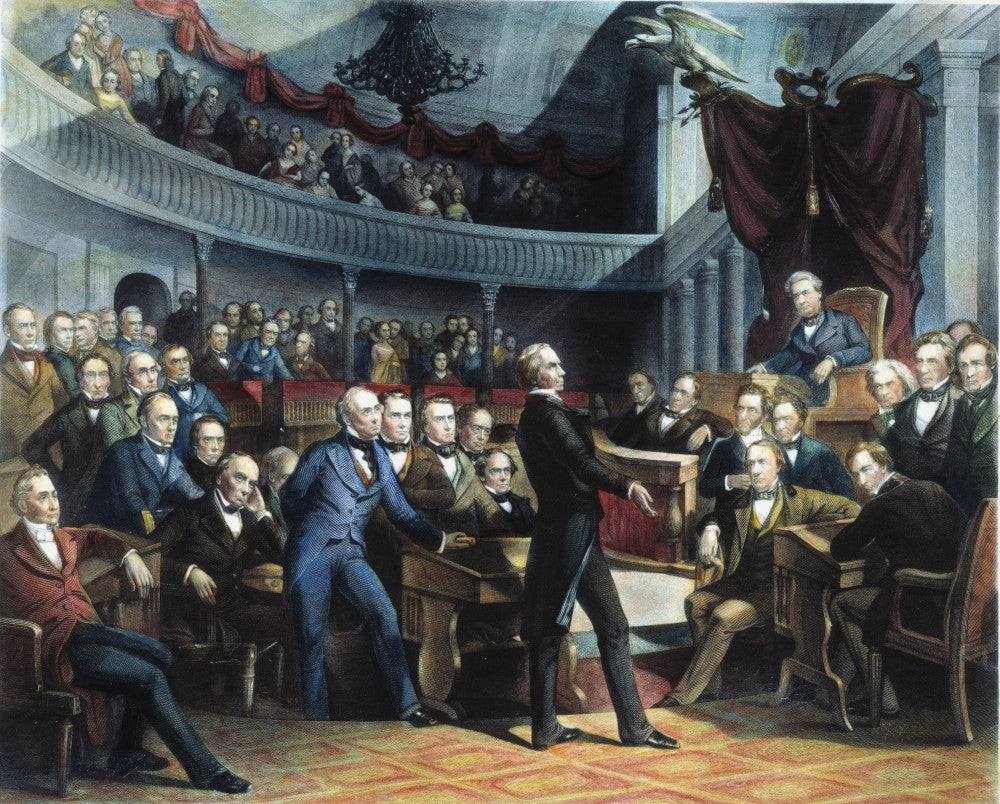 Henry Clay's California Compromise Fine Art Print - Engraving