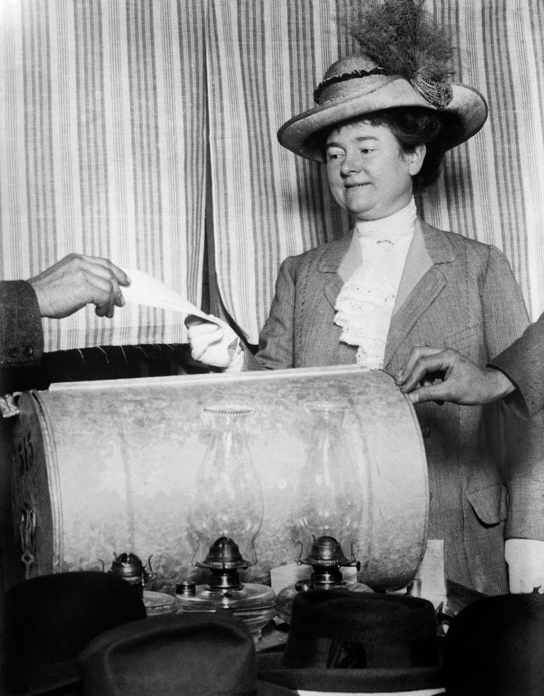 California Women's Suffrage Fine Art Print - Nannie Rolph Voting