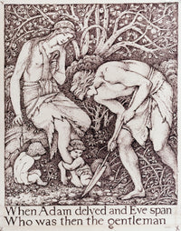 Adam & Eve Fine Art Print by Edward Burne-Jones | Posterazzi