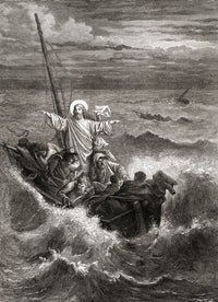 Jesus Calming The Storm Fine Art Print by Ken Welsh | Posterazzi