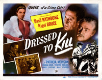 Dressed To Kill Movie Poster Masterprint (1946) - Patricia Morison, Basil Rathbone, Nigel Bruce