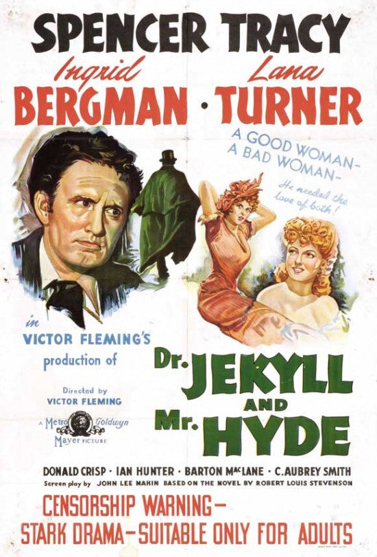 Dr. Jekyll and Mr. Hyde Movie Poster - 11x17 Print
