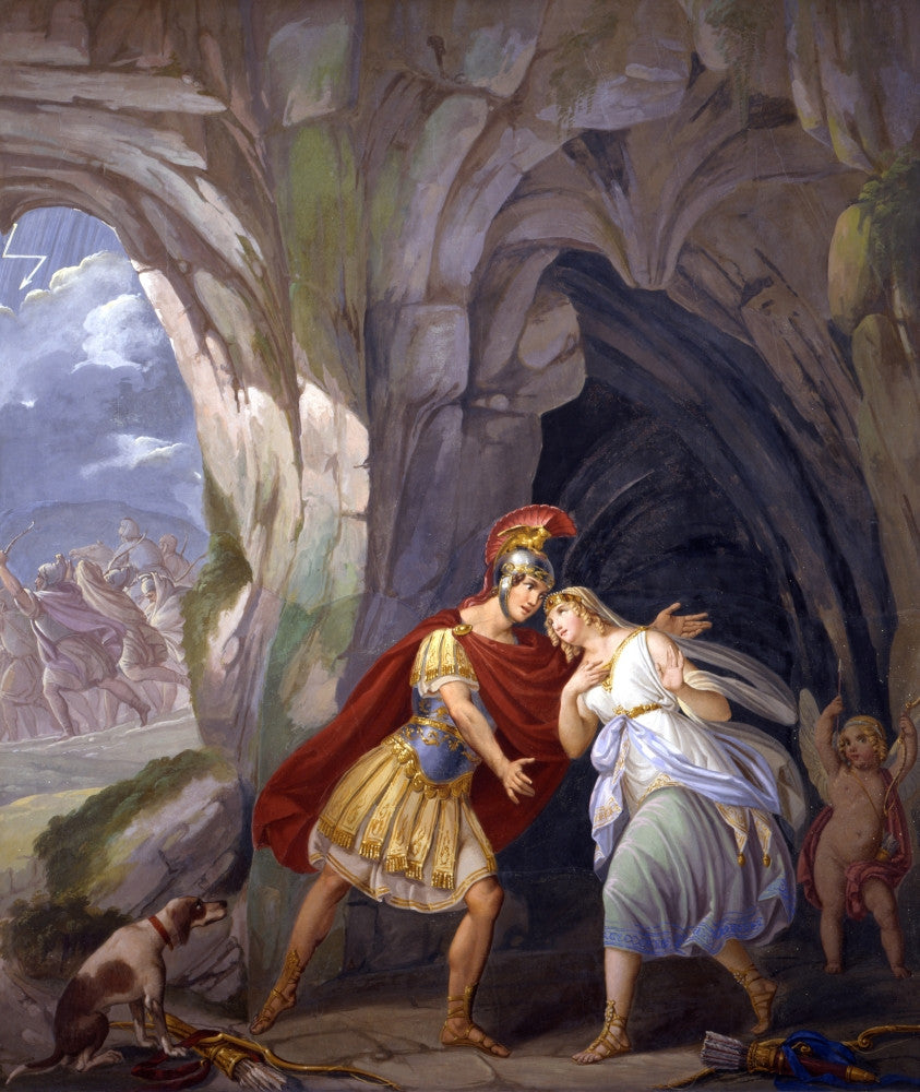 Aeneas and Dido in the Cave Fine Art Print - Available Sizes