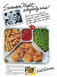 1963 Swanson TV Dinner Advertisement Poster Print by Granger Collection