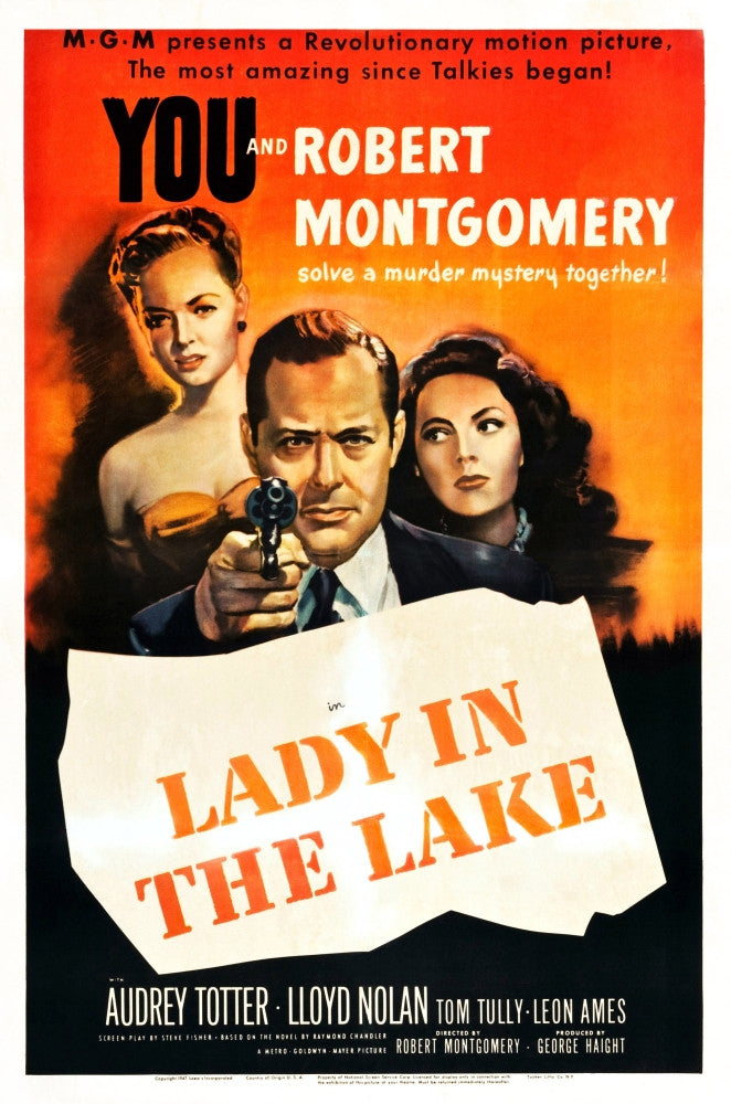Lady In The Lake Movie Poster Print - 1947 Film Artwork
