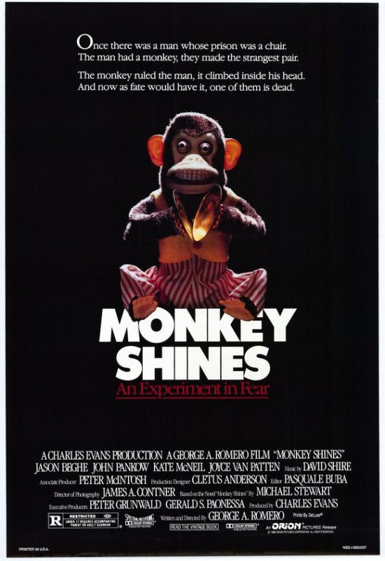 Monkey Shines Movie Poster Print (27x40) - Item #MOVCH0268