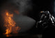 Firefighters Extinguishing Simulated Cargo Fire at RAF Mildenhall Fine Art Print by Stocktrek Images