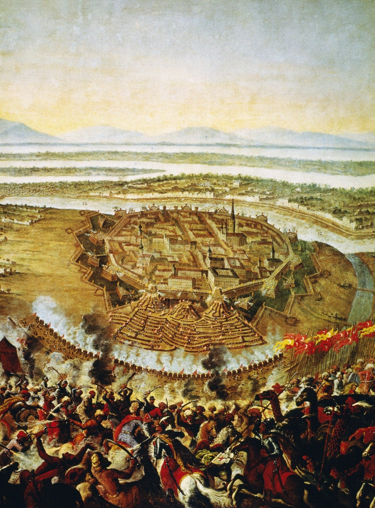 Siege of Vienna 1683 Fine Art Print by Frans Geffels