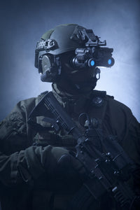 Special Operations Forces Soldier Night Vision Fine Art Print