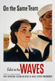 WWII Waves 'On The Same Team' Recruitment Poster Print by Granger Collection